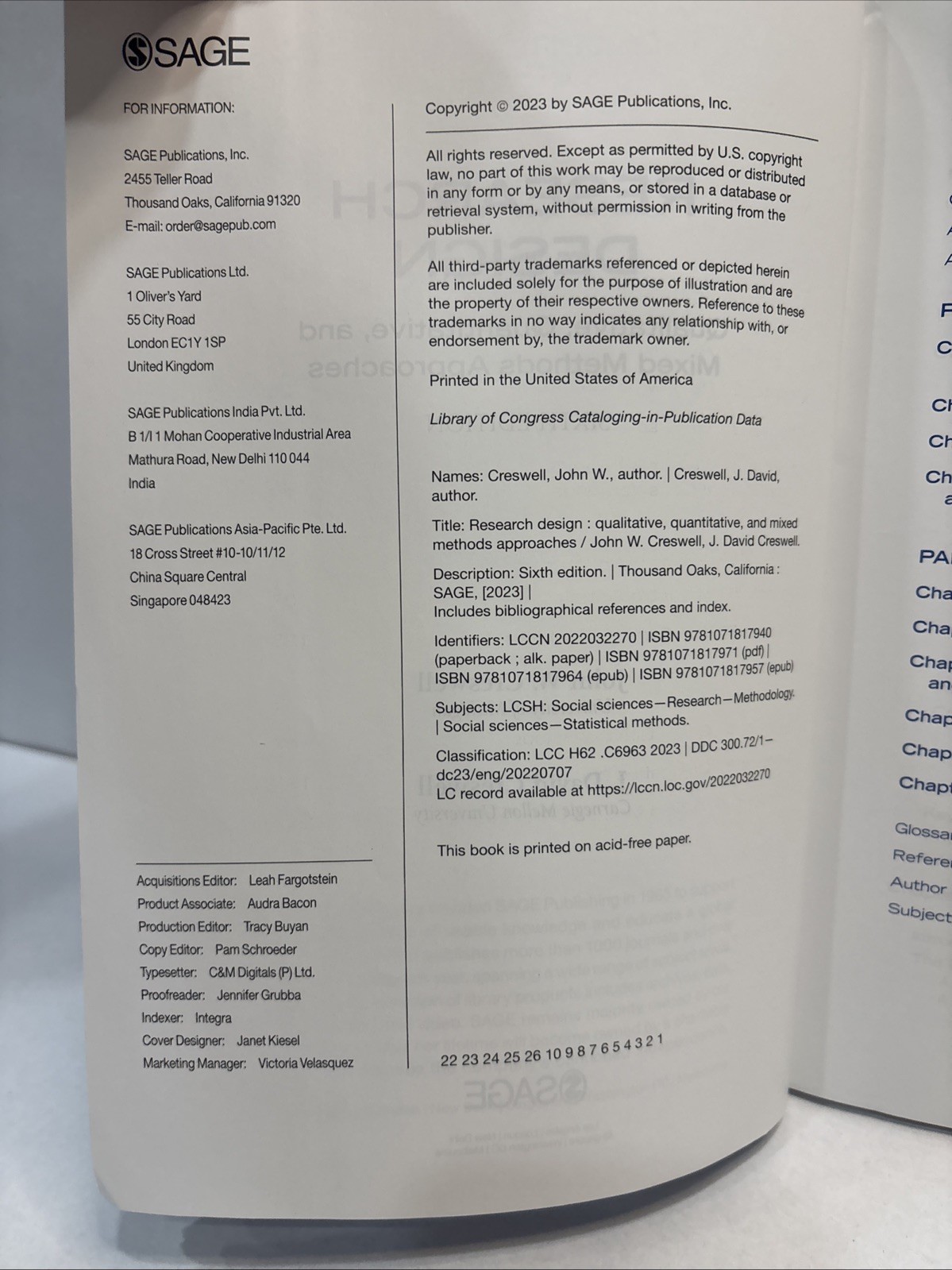 Research Design : Qualitative, Quantitative, and Mixed Methods Approaches by…