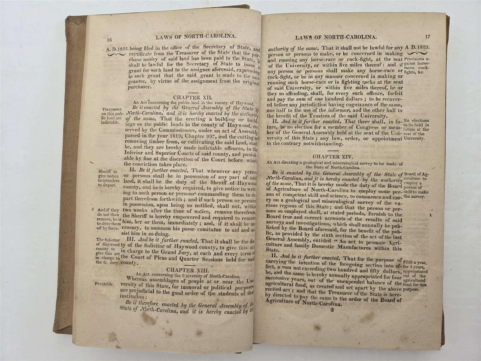 1824 antique NORTH CAROLINA LAW cherokee slavery free person color history