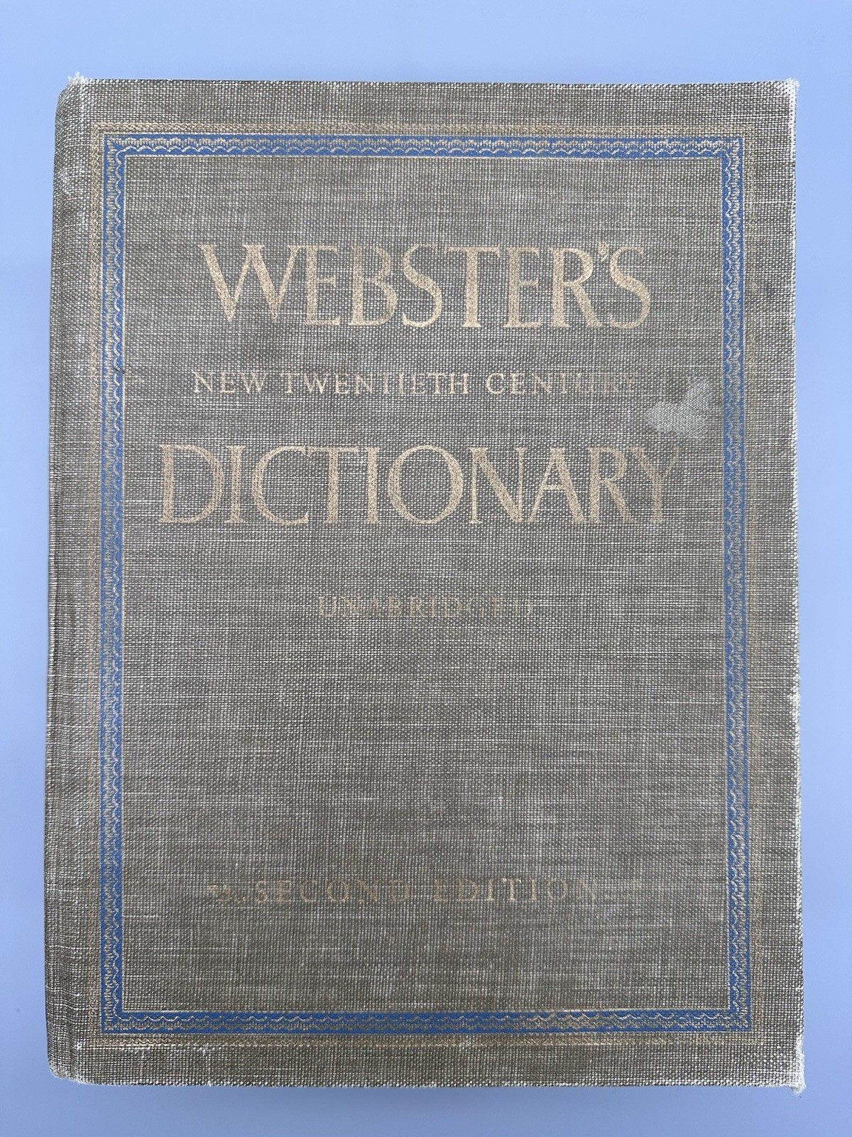 1966 Webster’s New Twentieth Century Dictionary 2nd Edition 10.5 pounds 5″ Thick