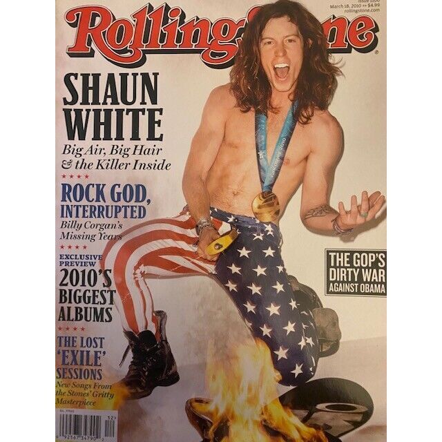 SHAUN WHITE rolling stone BILLY CORGAN hendrix AVRIL zooey JACK WHITE Kobe GAGA