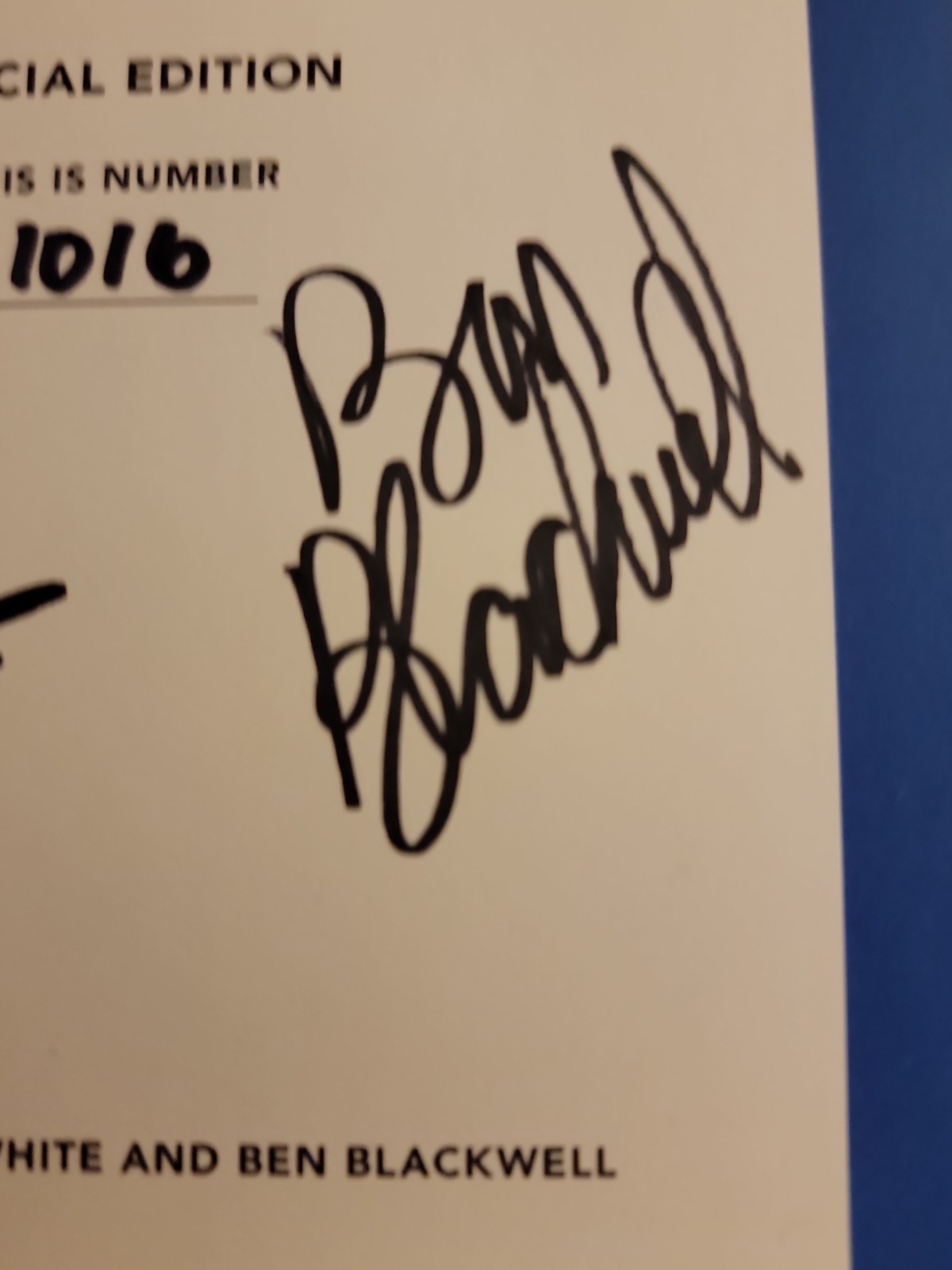 JACK WHITE SIGNED BOOK Collected Lyrics Ben BLACKWELL Stripes PERFECT SIGNATURE!