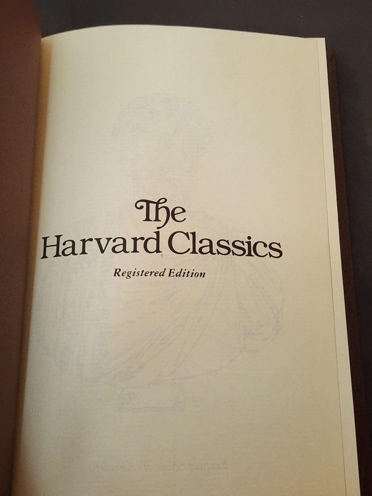 Plato Epictetus Marcus Aurelius Harvard Classics Leather Bound Book Collector’s