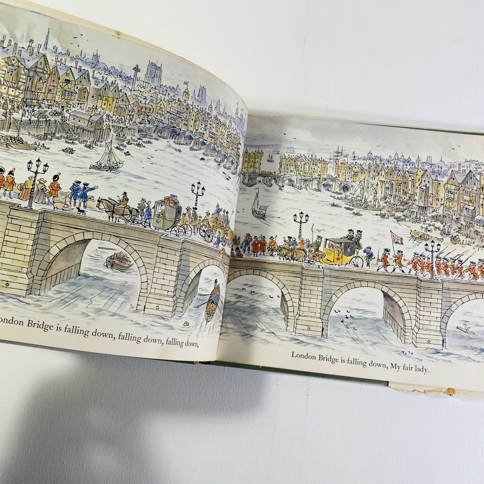 London Bridge is Falling Down by Mother Goose Library Hardcover