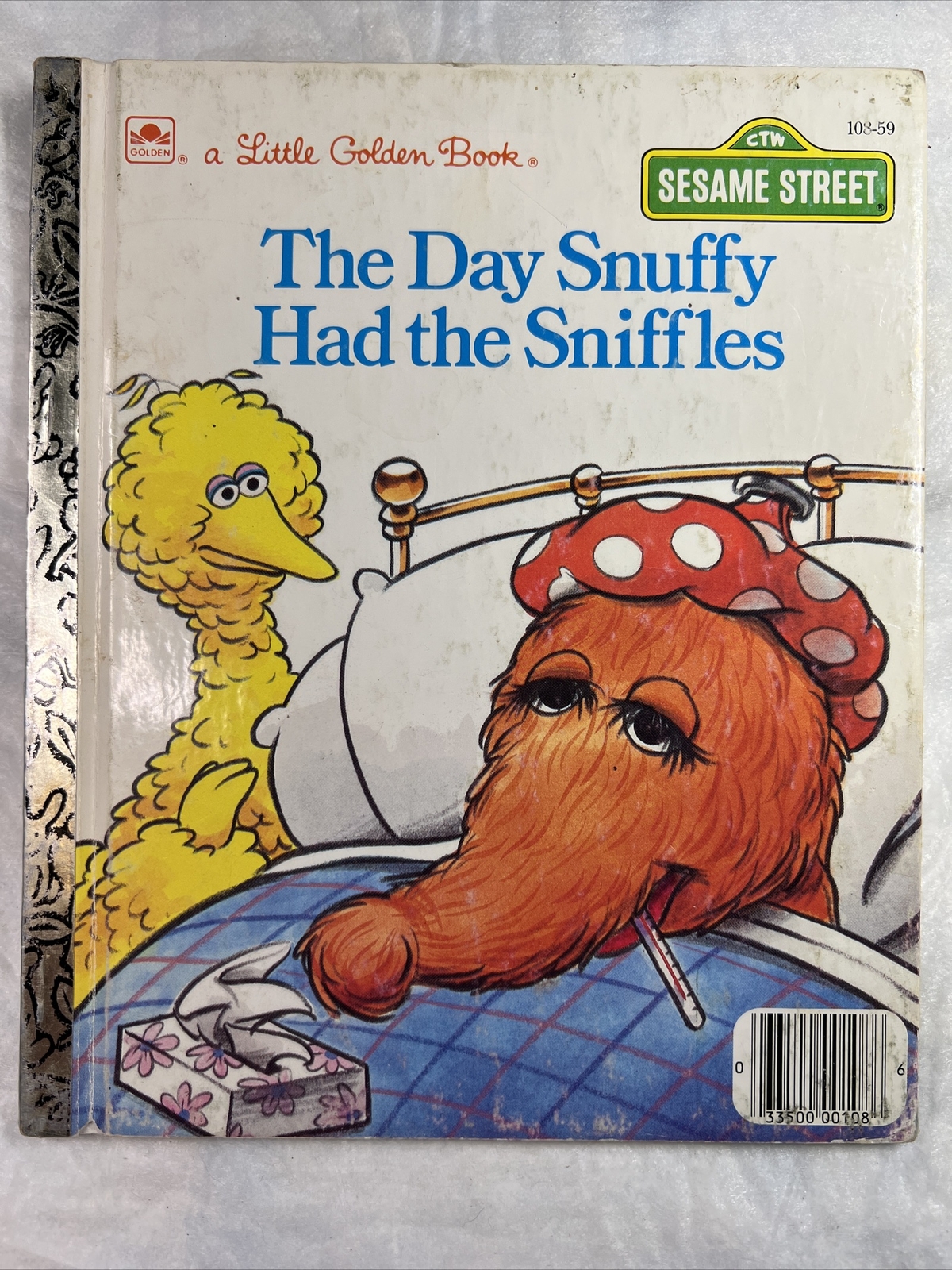 Vintage A Little Golden Book The Day Snuffy Had The Sniffles 108-59 1988 #1075