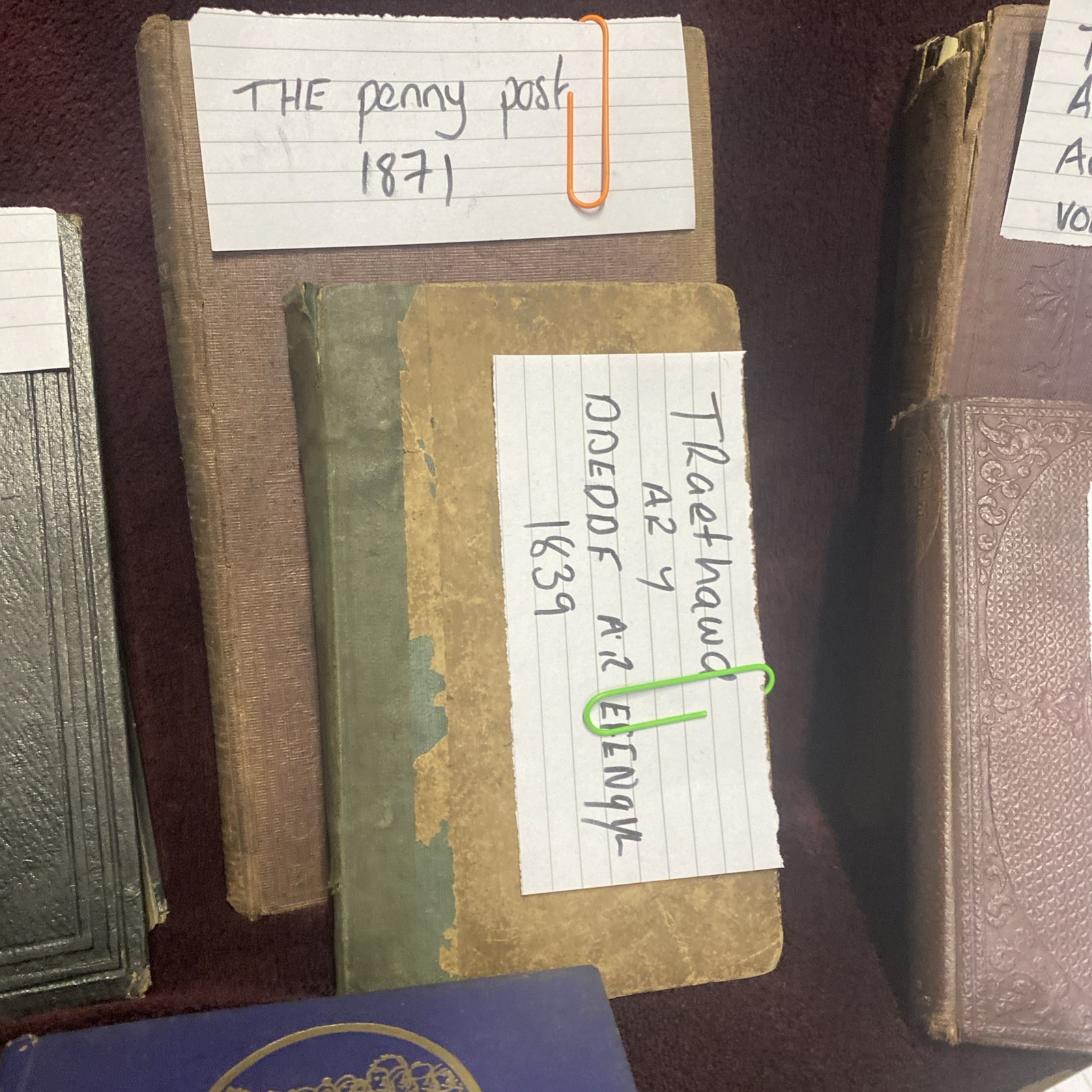 collection of 10 very old books religious etc