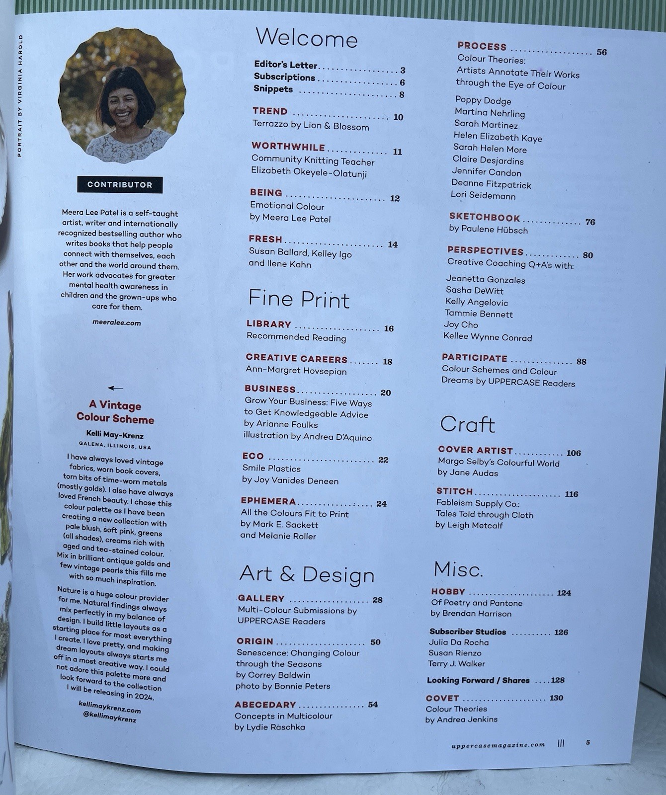 UPPERCASE Magazine Issue No 60 ~ Jan Feb March 2023 EUC