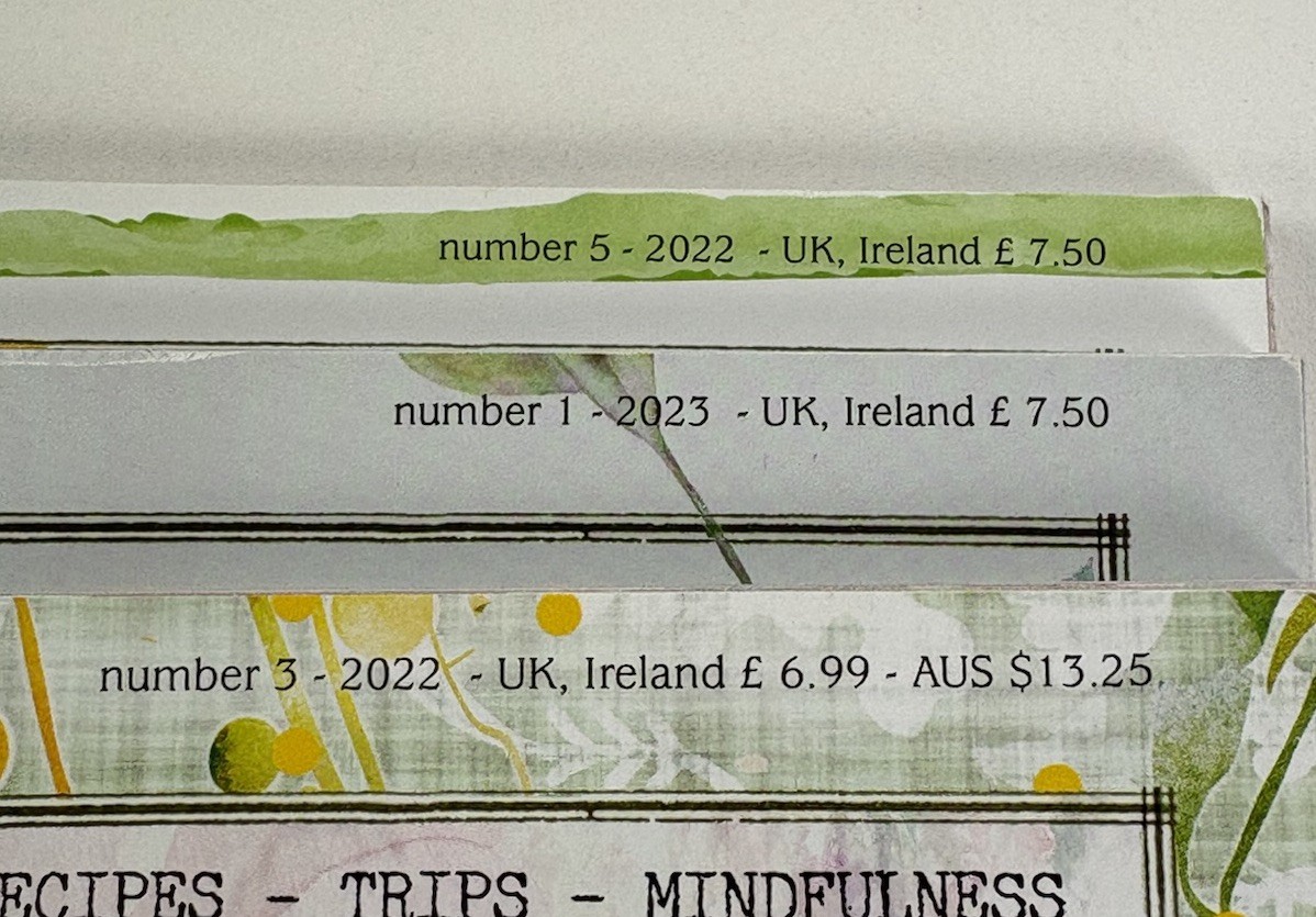 Daphnes Diary Magazines Lot of 3 Numbers 3 + 5 from 2022 Number 1 from 2023