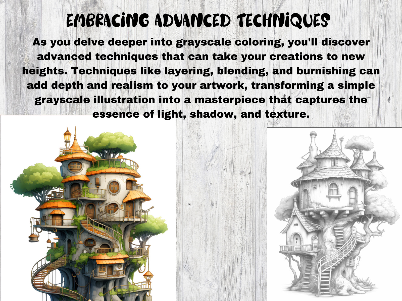 Adult Coloring Pages Bundle Tree Houses bundle 200 pages Printable Pages