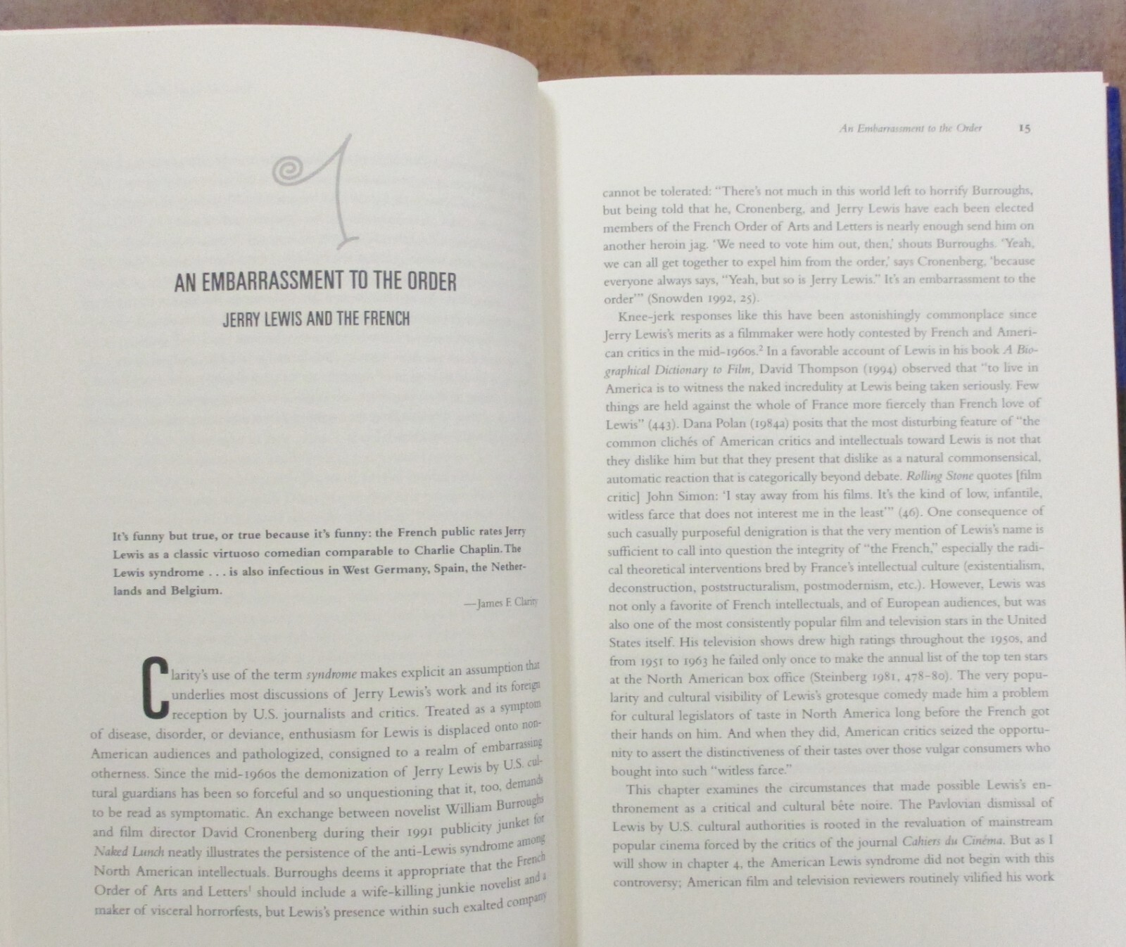 «Inventing Jerry Lewis» Hardcover Book (2000) Frank Krutnik – First Edition