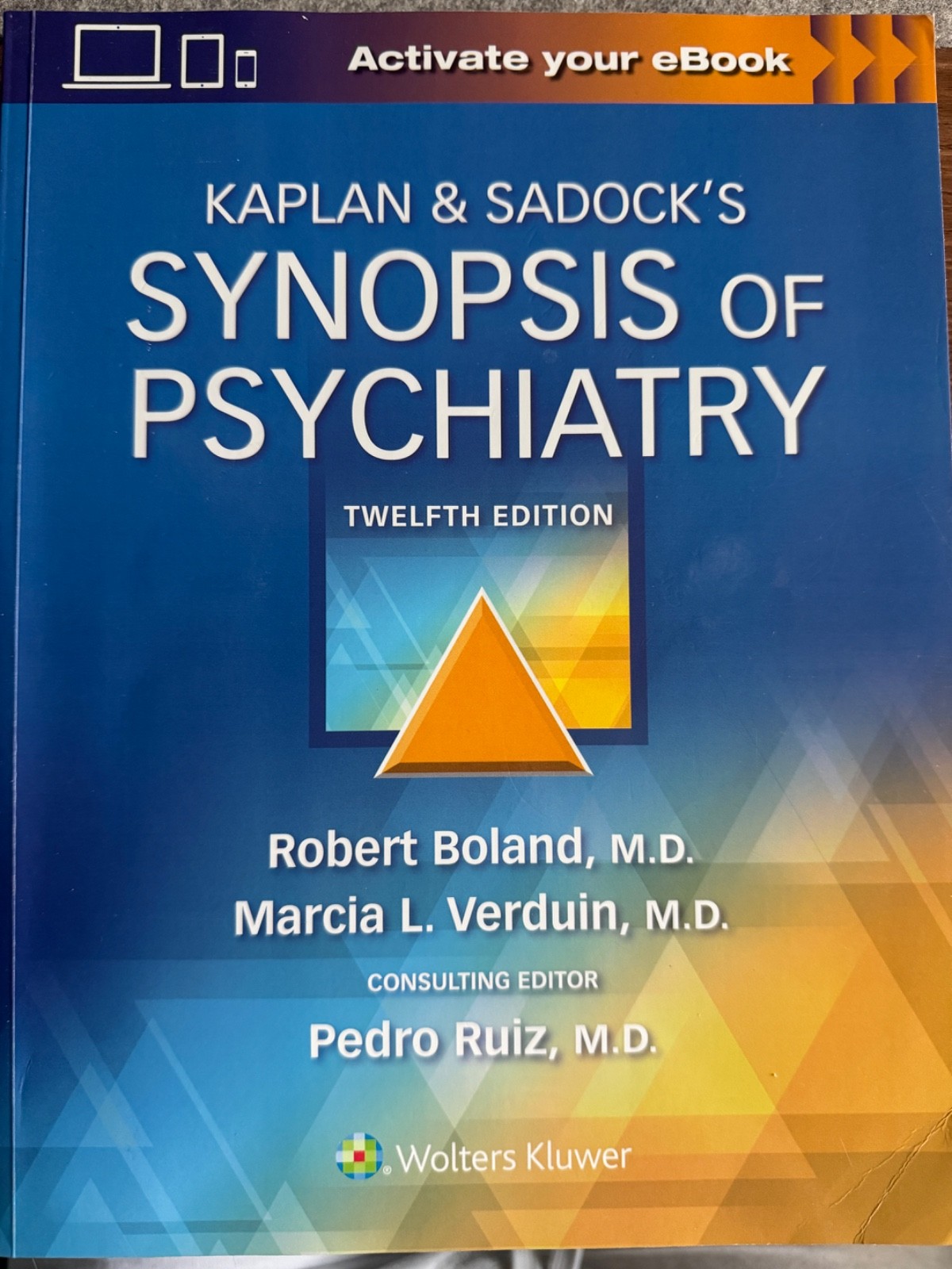 Kaplan & Sadock’s Synopsis Of Psychiatry. 12th Ed. – Paperback – No Code