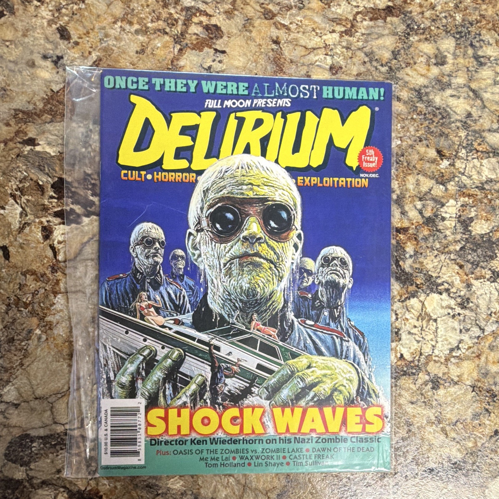 Delirium LOT of 6, sealed Illustrated Horror Magazines