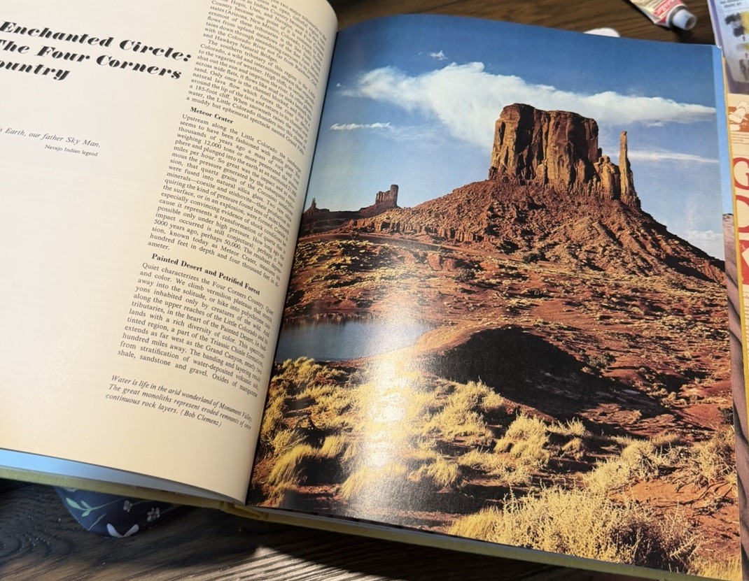 Beautiful Illustration Coffee Table Book The American West A Natural History