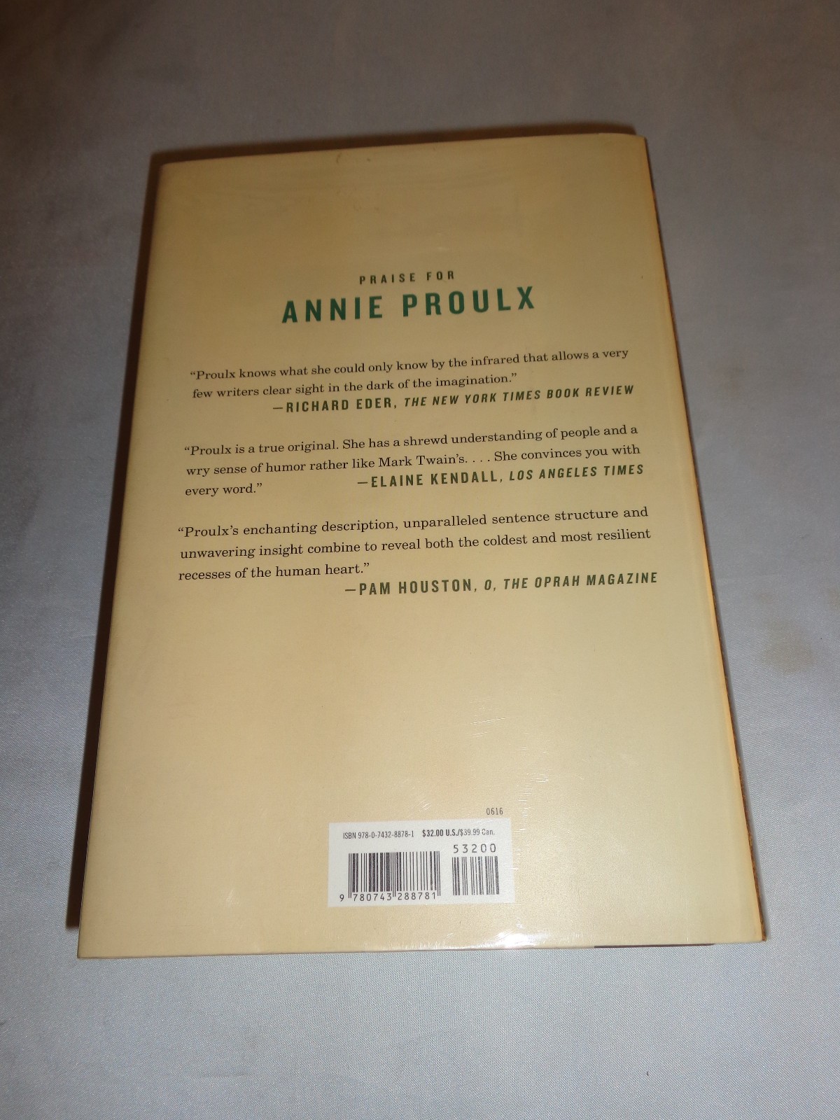 Barkskins A Novel by Annie Proulx SIGNED 2016 1st/1st Hardcover New!