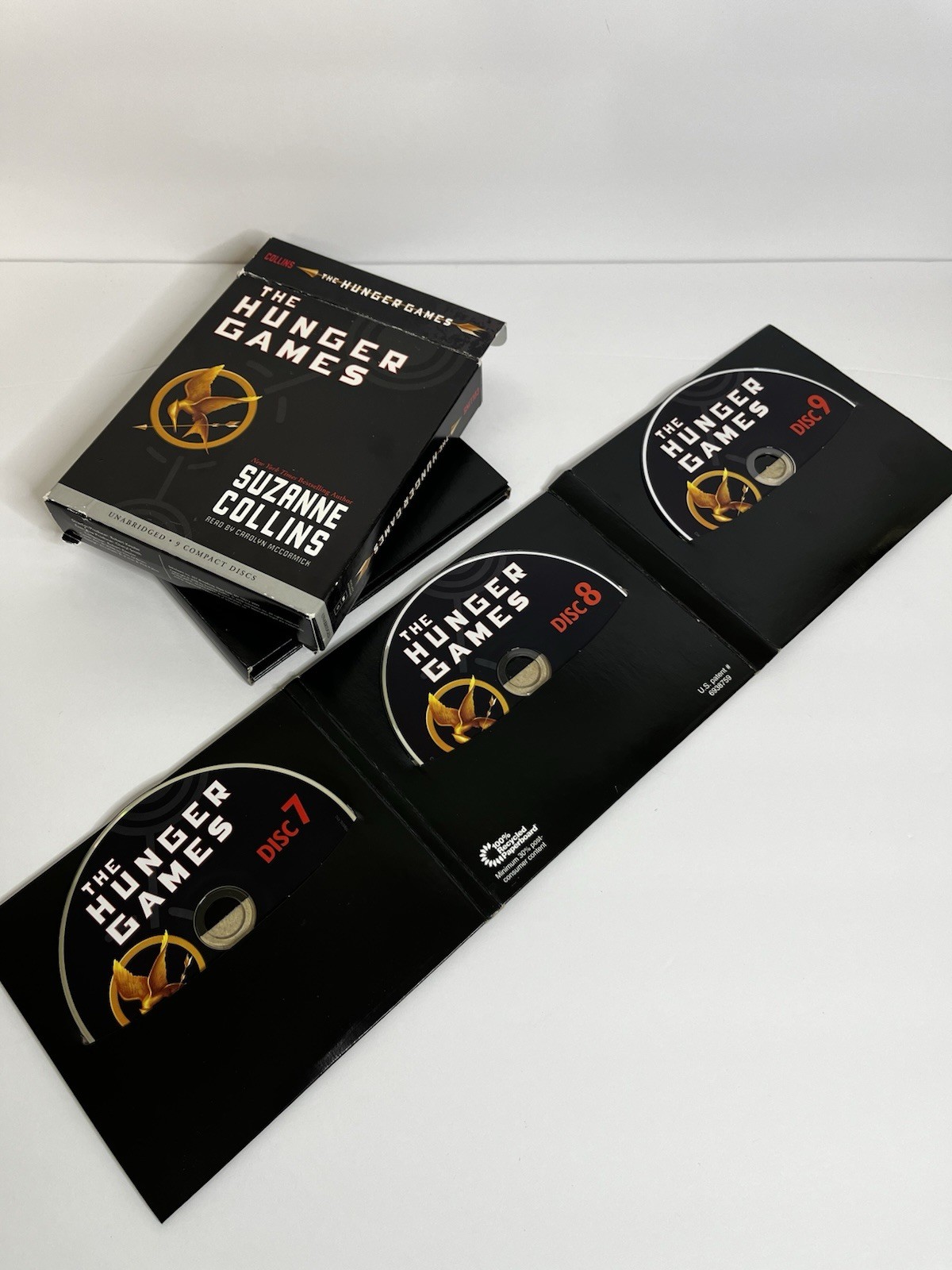 Hunger Games CD Audiobook 9-Disc Unabridged Complete Suzanne Collins English