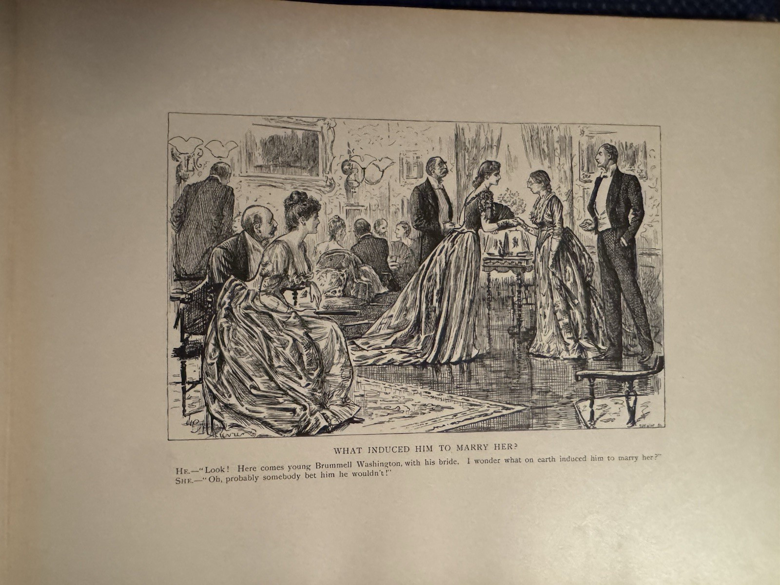 Antique Book-ART-«English Society» Sketches by George DuMaurier;1897; XL Piece