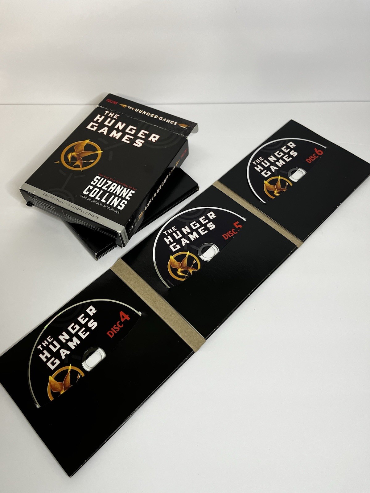 Hunger Games CD Audiobook 9-Disc Unabridged Complete Suzanne Collins English
