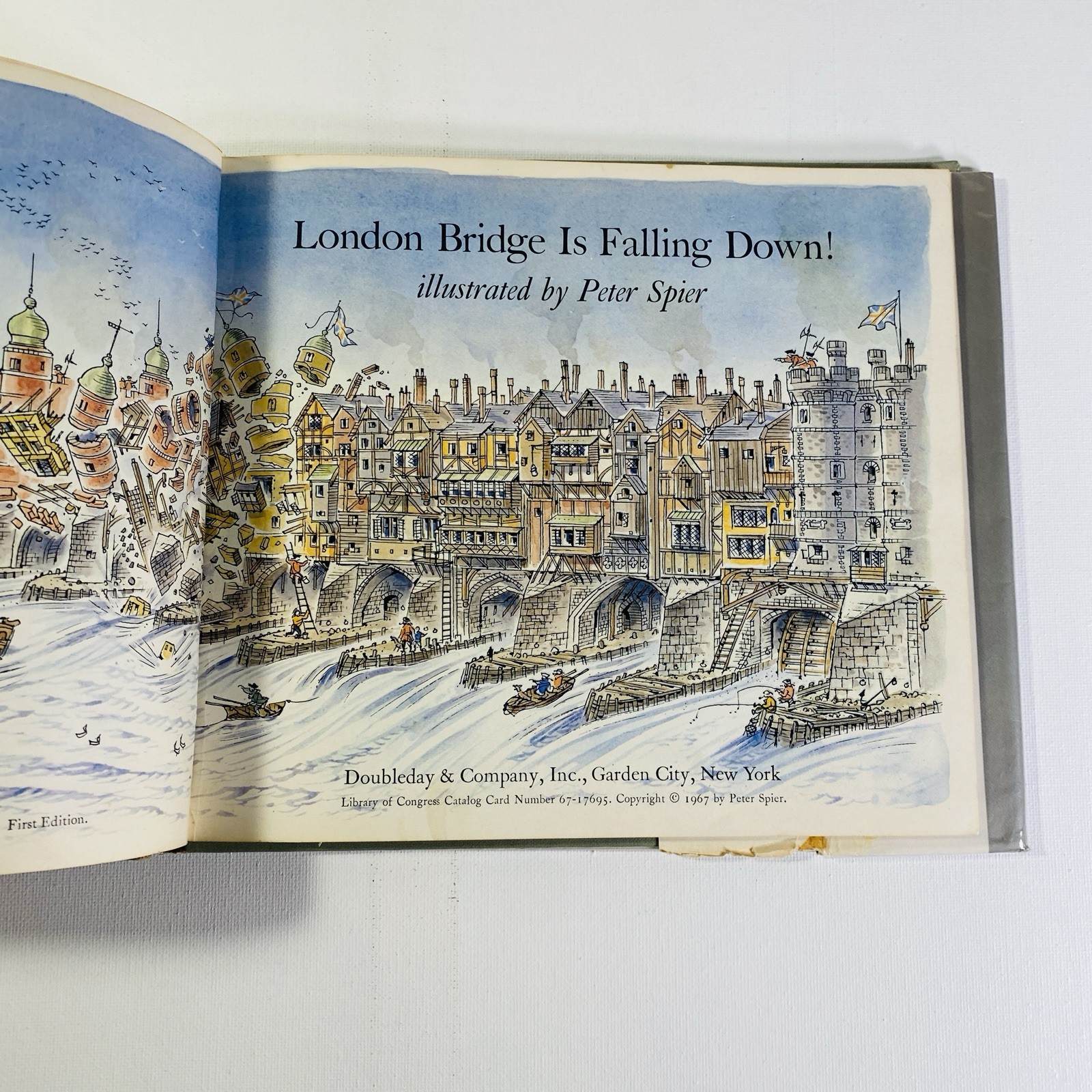 London Bridge is Falling Down by Mother Goose Library Hardcover