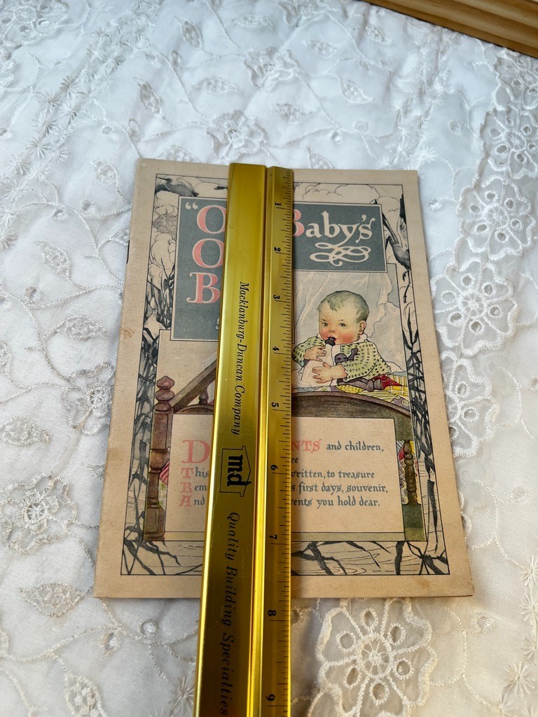 Antique Our Babys Own Book Gorgeous Illustrations Graphics 1924 Approx 5.5″ x 8″