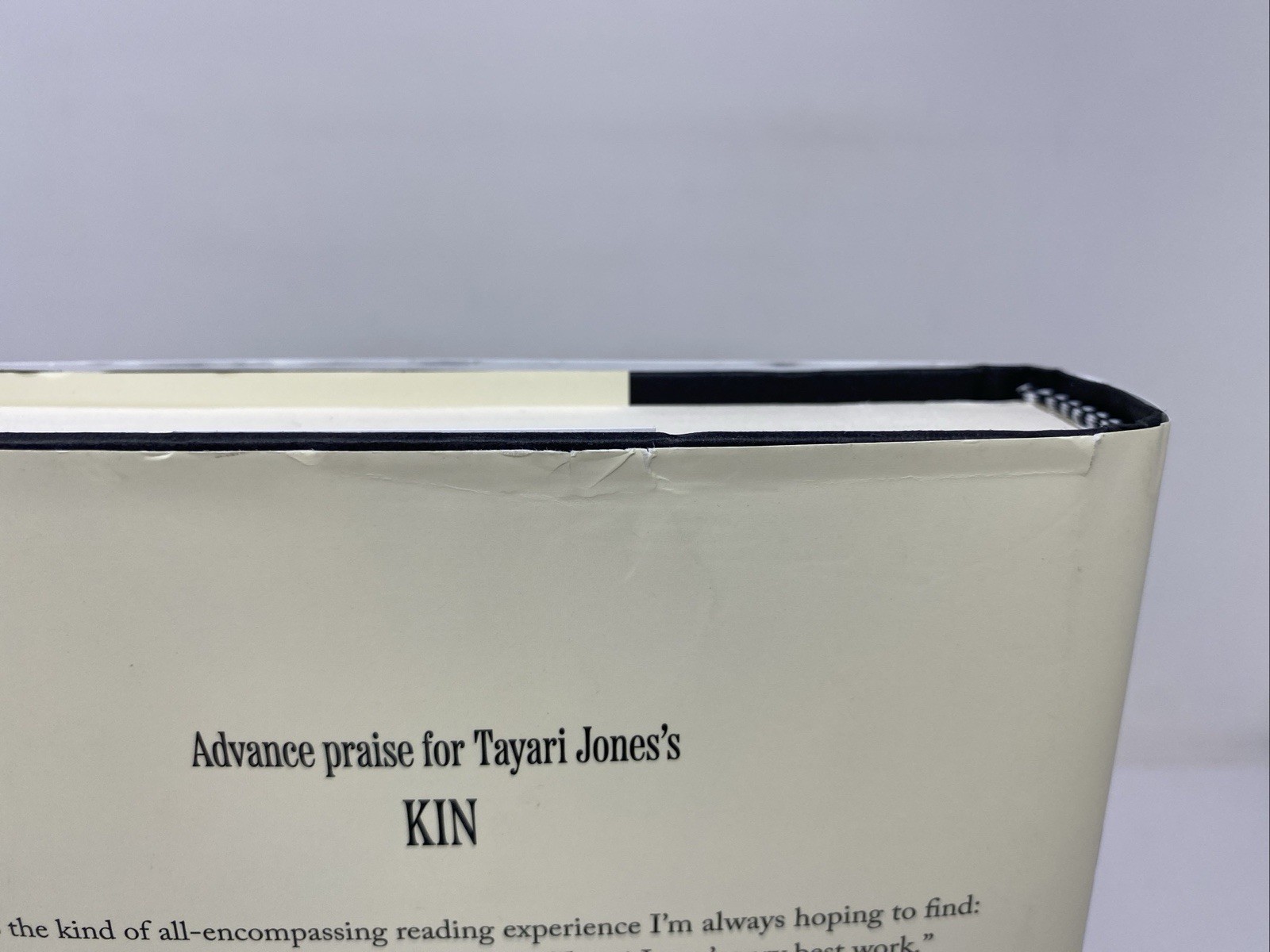 Kin Tayari Jones Signed 1st Edition Hardcover Oprah Book Club Clean Pages