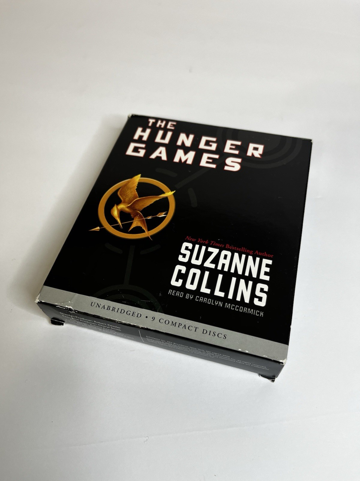Hunger Games CD Audiobook 9-Disc Unabridged Complete Suzanne Collins English