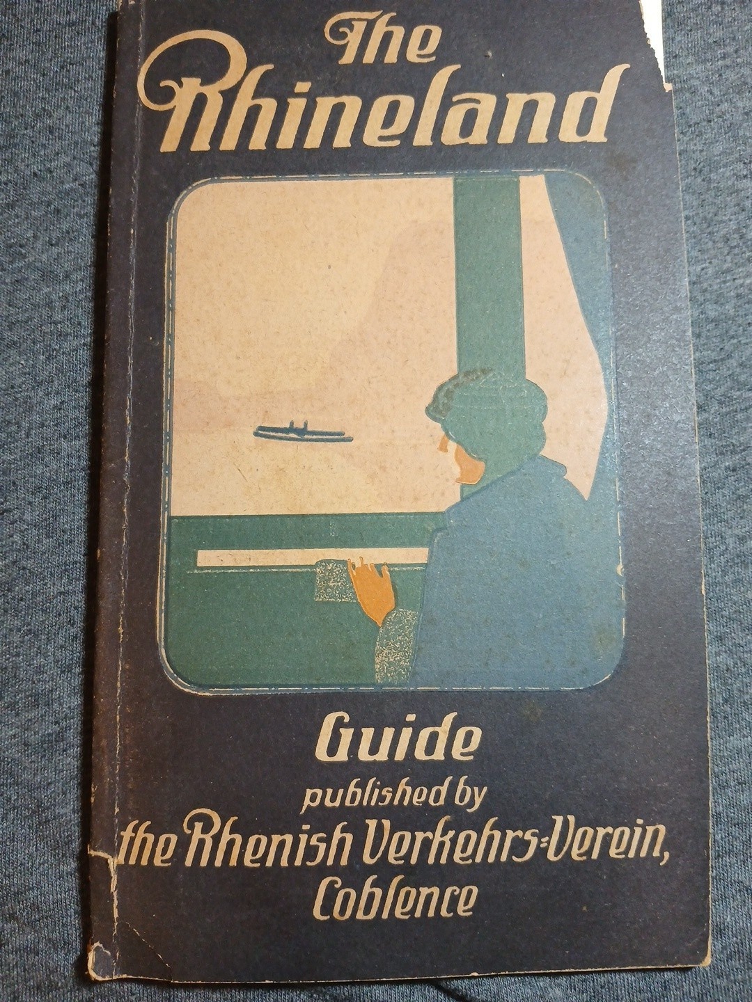 1919 The Rhineland Guide PB 96 Pages 51 Colored Photographs 7 Etchings & Maps