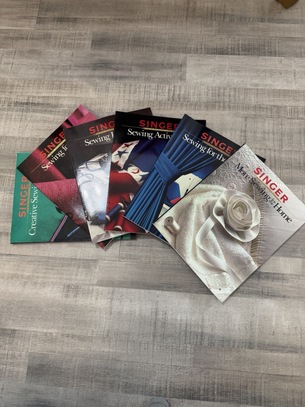 Singer Sewing Reference Library Books Lot of 6 Home Style Lingerie Activewear