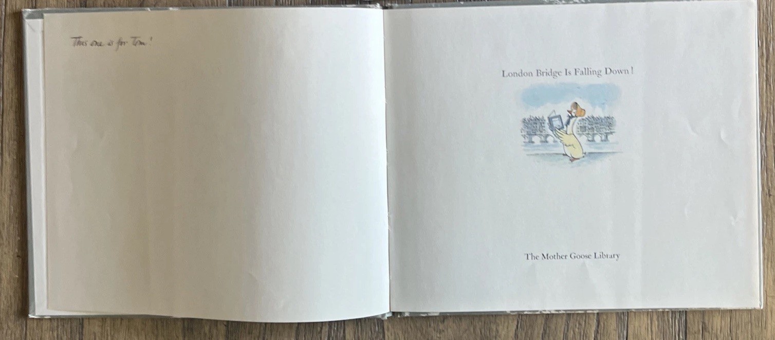VTG LONDON BRIDGE IS FALLING DOWN 1967 1st Edition Hardcover Children’s Book
