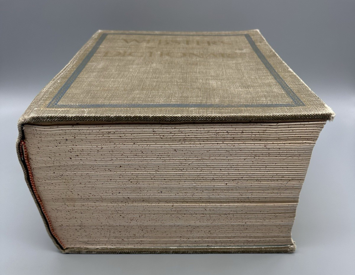1966 Webster’s New Twentieth Century Dictionary 2nd Edition 10.5 pounds 5″ Thick