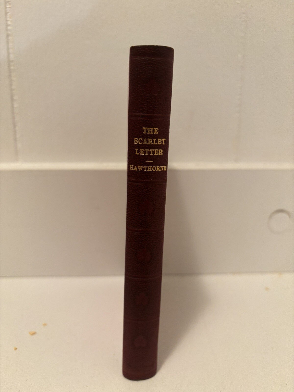 The Scarlet Letter Nathaniel Hawthorne 1923 Gold Gilding Quarter Bound Leather