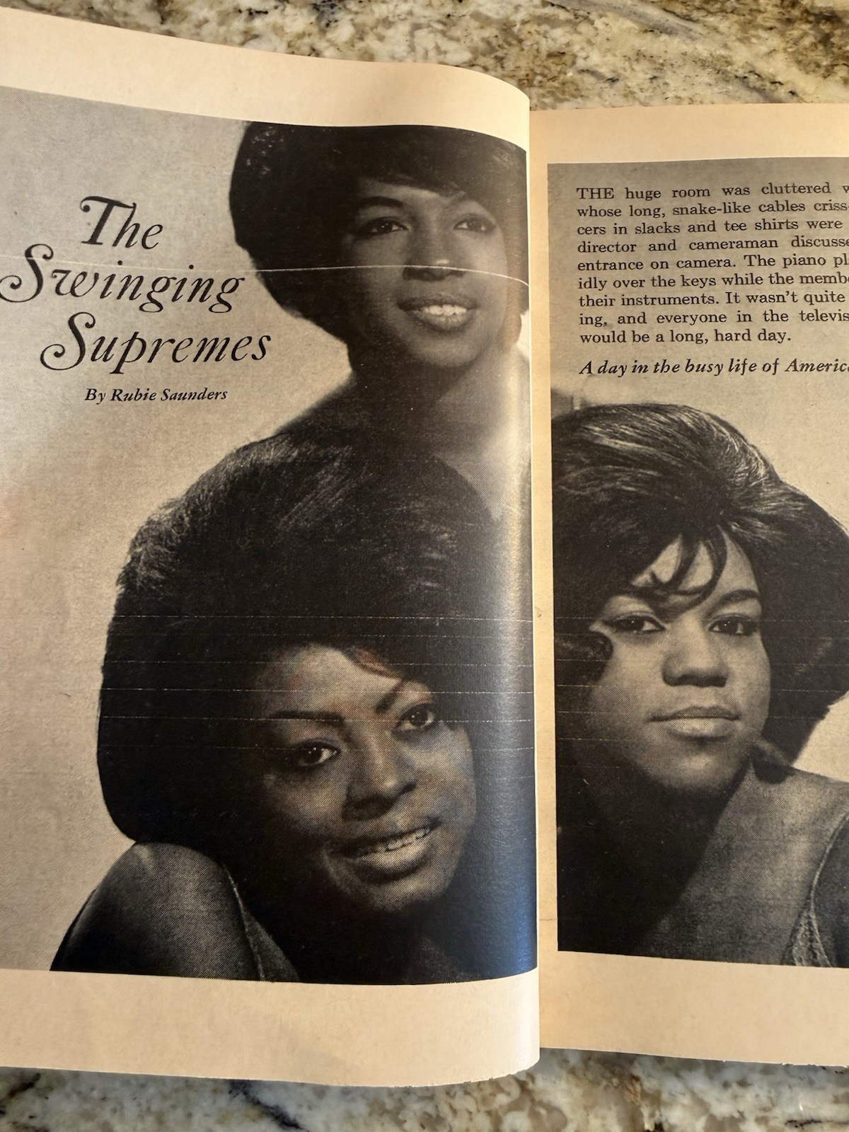 Calling All Girls February 1966 THE SWINGING SUPREMES