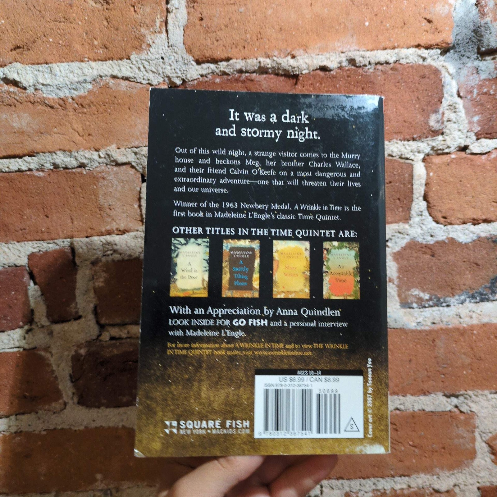 A Wrinkle in Time – Madeleine L’Engle – 2007 Square Fish Trade Paperback