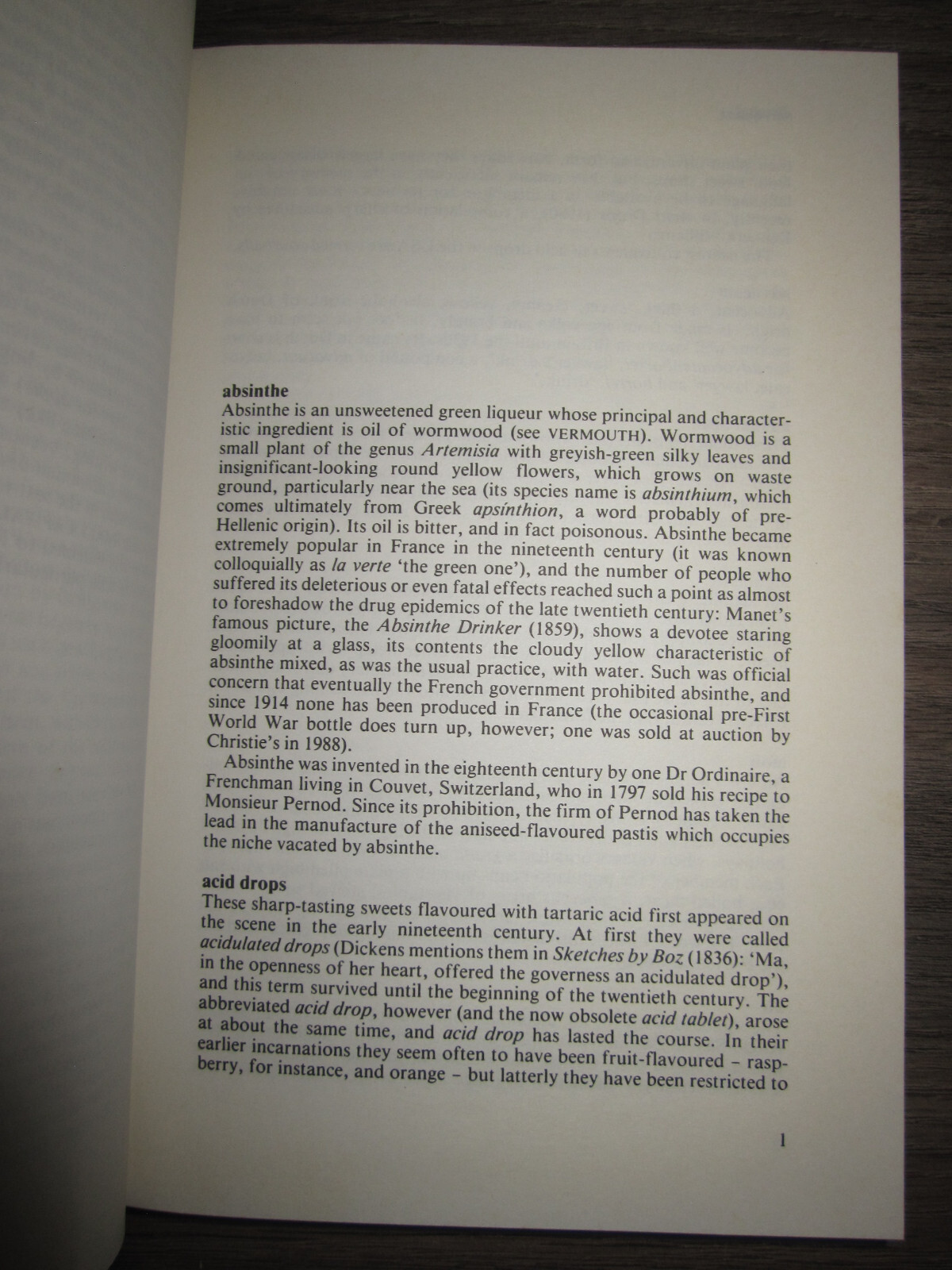 Vtg HC, The Glutton’s Glossary, A Dictionary of Food & Drink by John Ayto, 1990