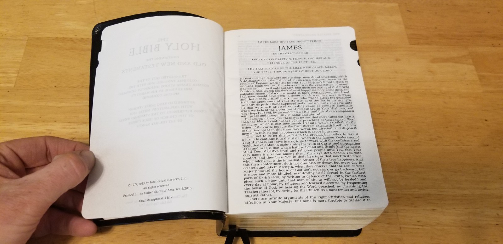 LDS Quad Combination Scriptures Bible Book of Mormon Leather Indexed 2013 7″x5.5