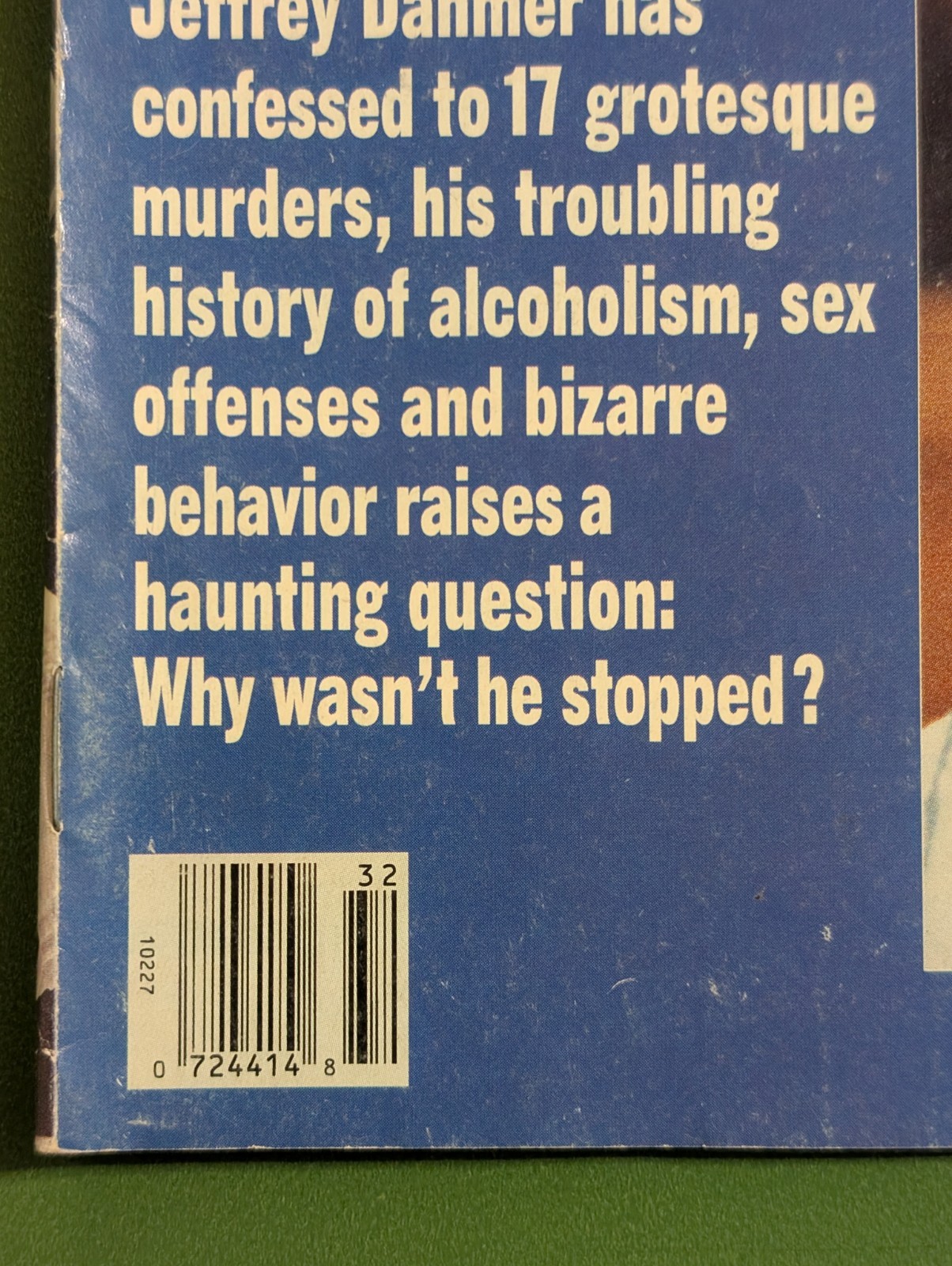 People Weekly Magazine – August 12, 1991 – Jeffrey Dahmer Horror In Milwaukee