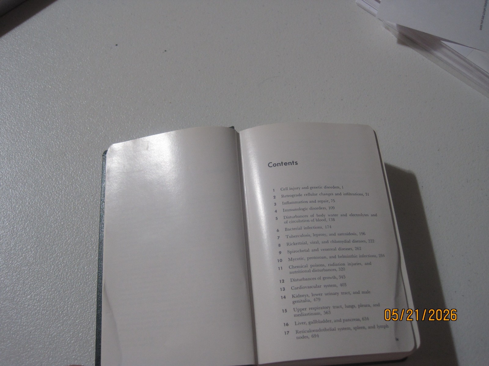 Vintage medical book Synopsis of Pathology 9th edition Anderson, Scotti 1976