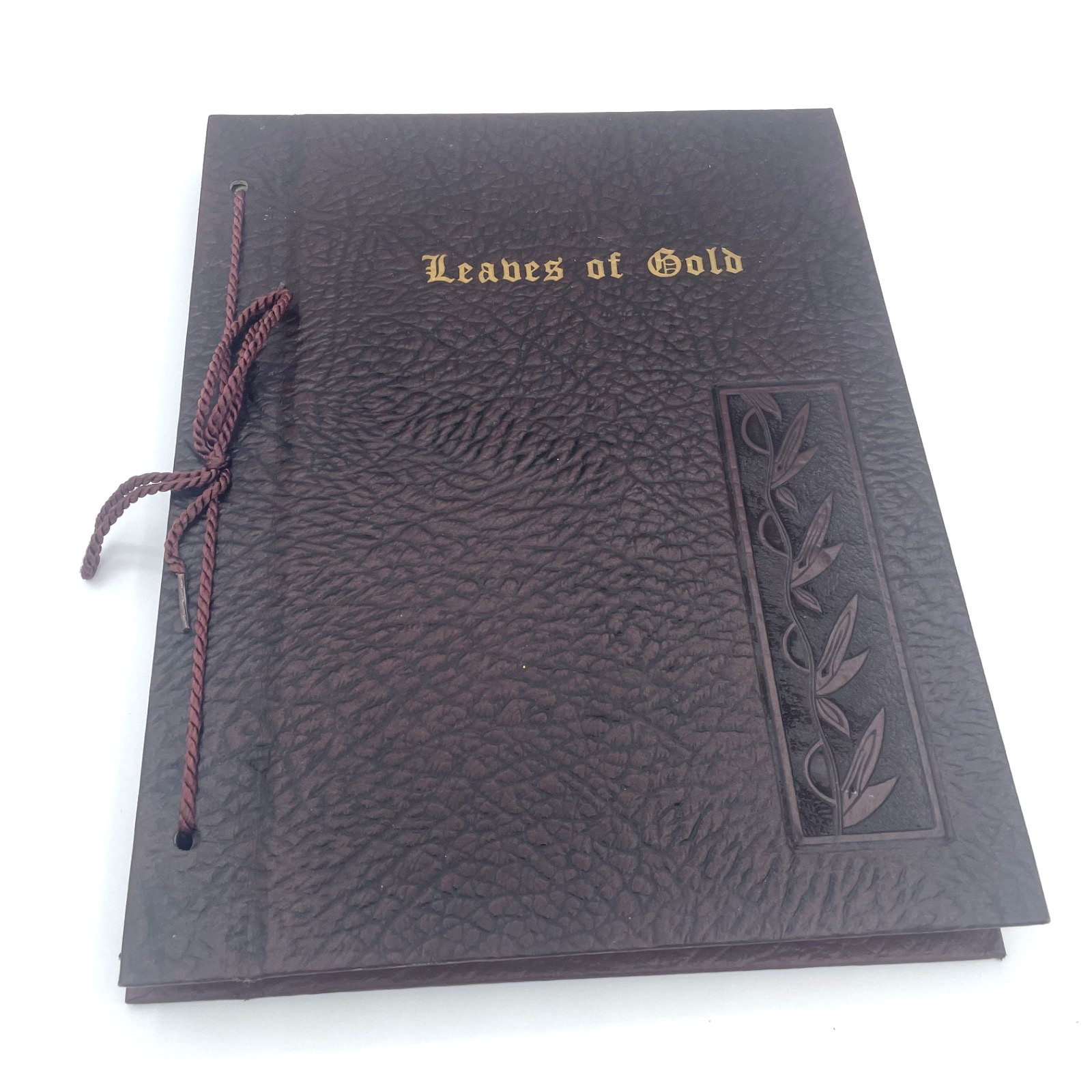 Vintage Leaves of Gold, An Anthology of Prayers Memorable Phrases 1948 HC