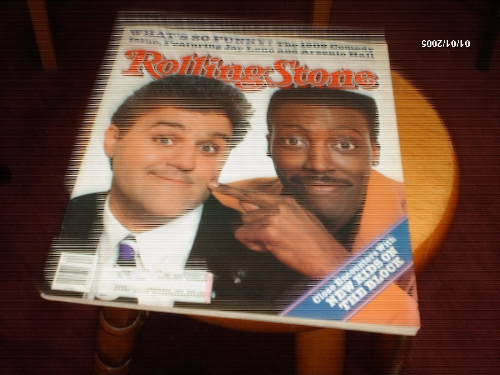 Rolling Stone Magazine November 2, 1989 #564 Jay Leno, Arsenio Hall