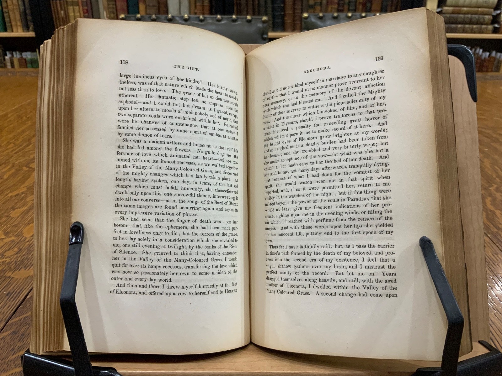 The Gift for 1842 Gift Book 1st Appearance Printing Eleanora by Edgar Allan Poe