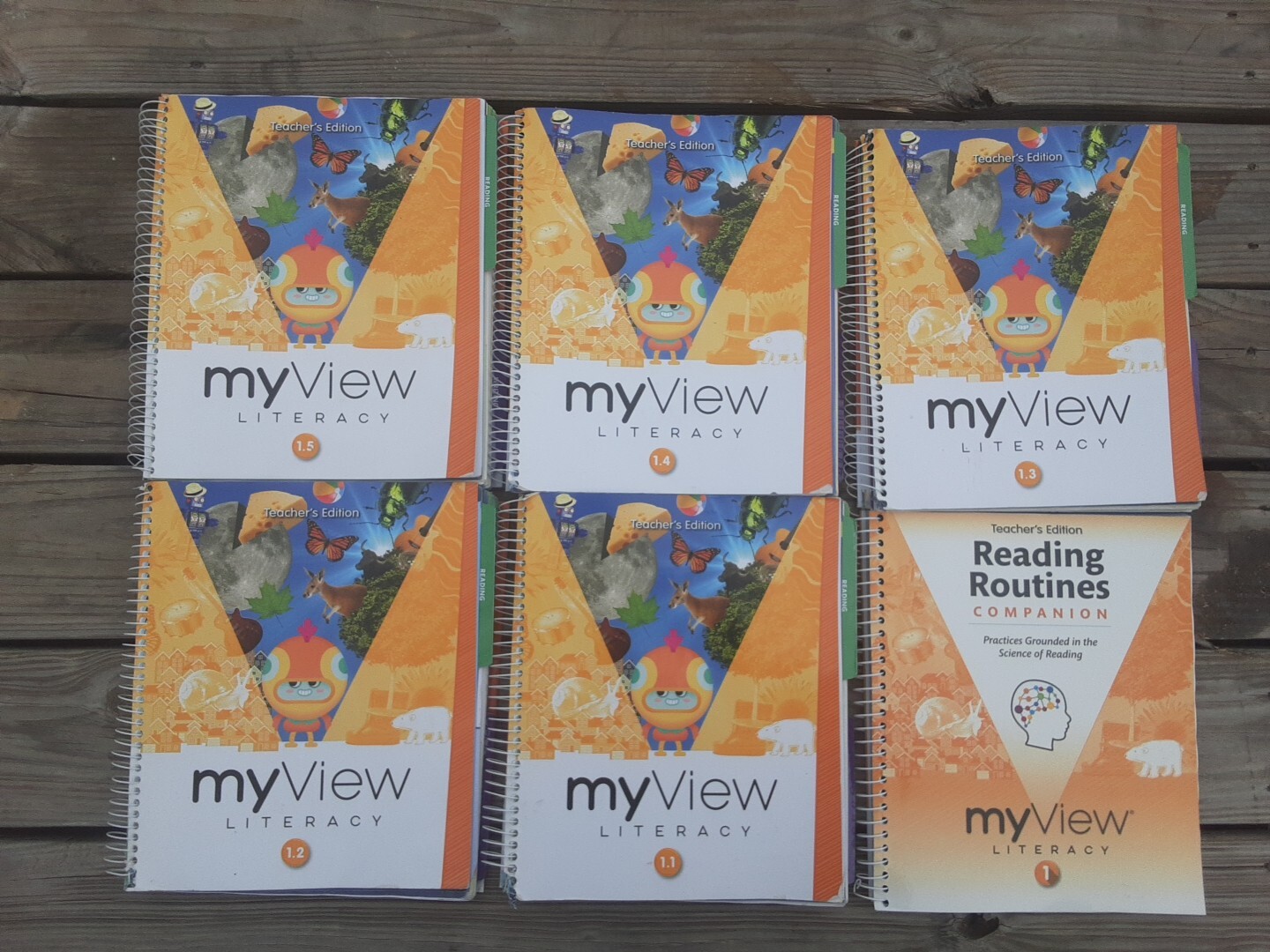 SAVVAS My View Literacy Gr 1-Set of 5 Teacher’s Ed 1.1,1.2,1.3, 1.4, 1.5 & more.
