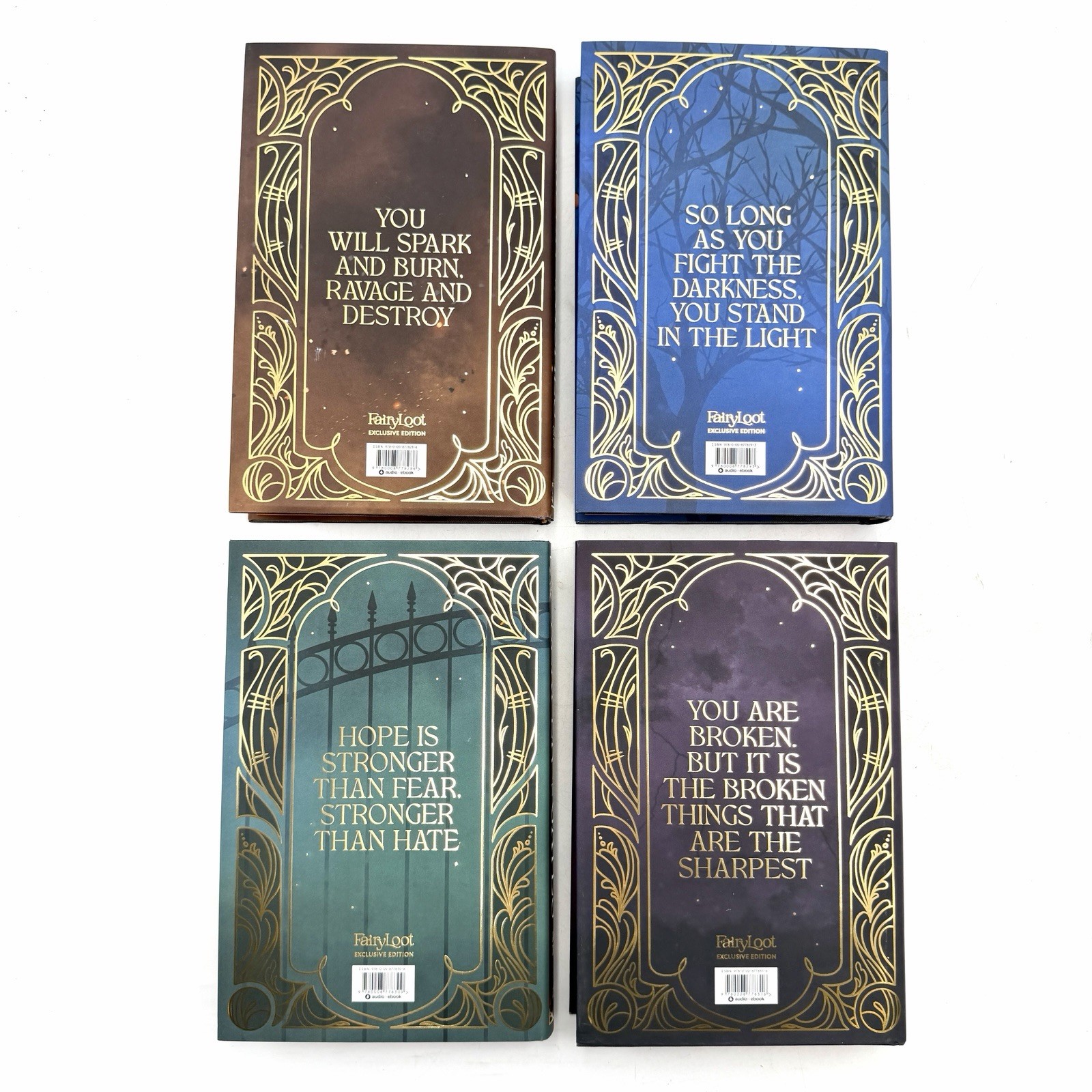 Fairyloot SIGNED An Ember in the Ashes Set Exclusive Iron Edition – US SELLER