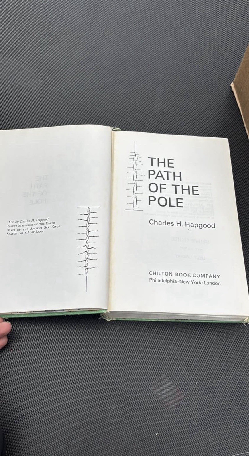 Charles H. Hapgood Hardcover Polar Exploration Illustrated Ex-Library Chilton