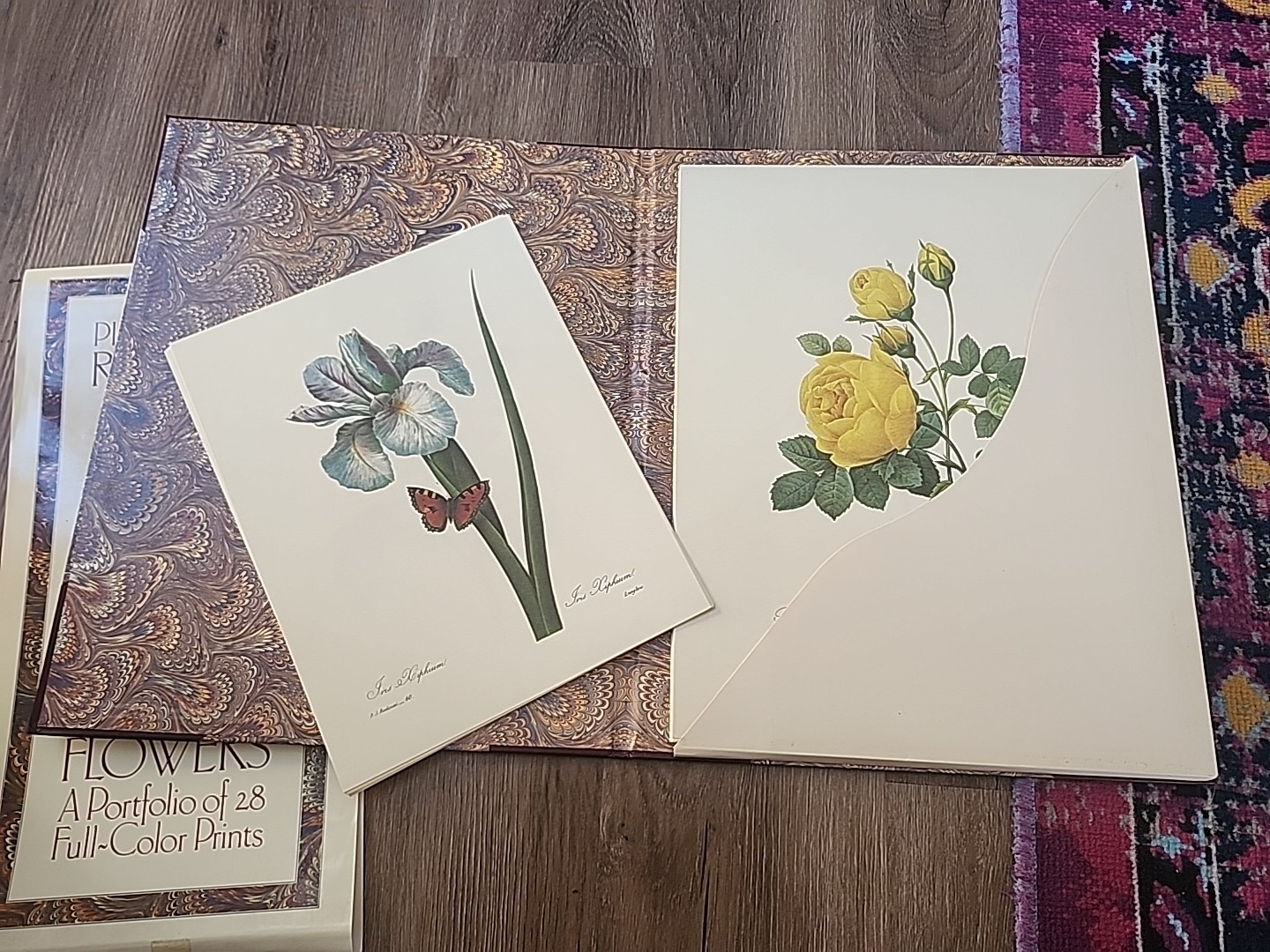 Pierre Joseph Redoute «Flowers A Portfolio of Full Color Prints» Incomplete Set