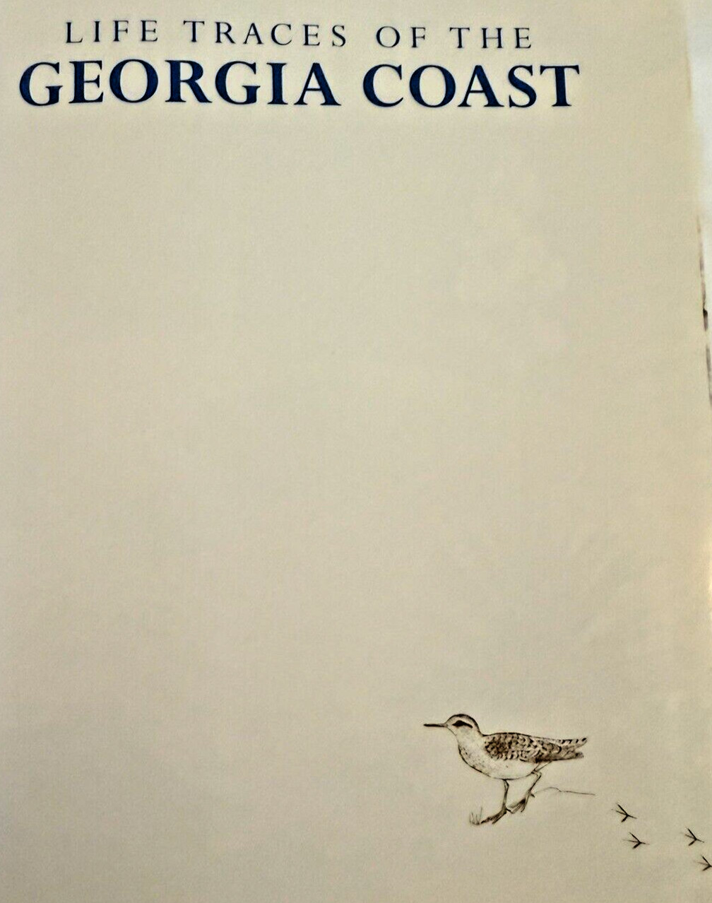 NEW Life Traces Georgia Coast Plants Animals Photos Martin 2013 Book HC DJ