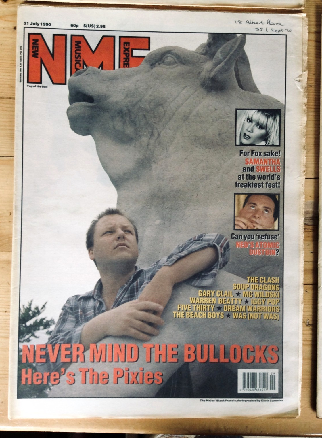 NME. New Musical Express Magazines. July 1990. Four issues. No Posters.