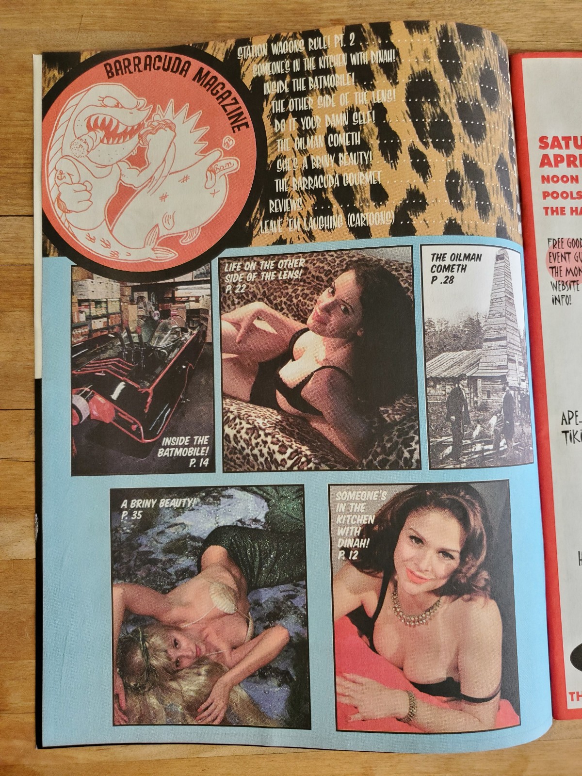 Barracuda Magazine #16 1966 Batmobile Paget Brewster George Barris Pinup Stag
