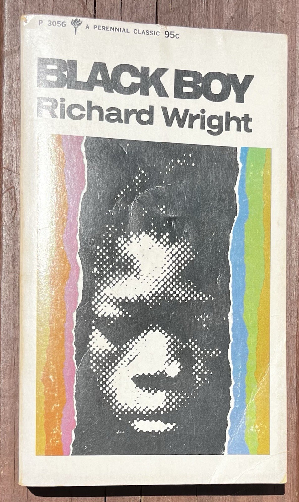Vintage Black Boy by Richard Wright 1966 Perennial Classic 3053 Harper & Row pb