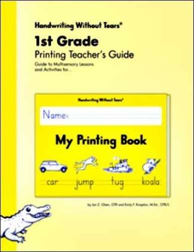 Handwriting Without Tears 1st Grade – Paperback, by Jan Z. Olsen – Acceptable