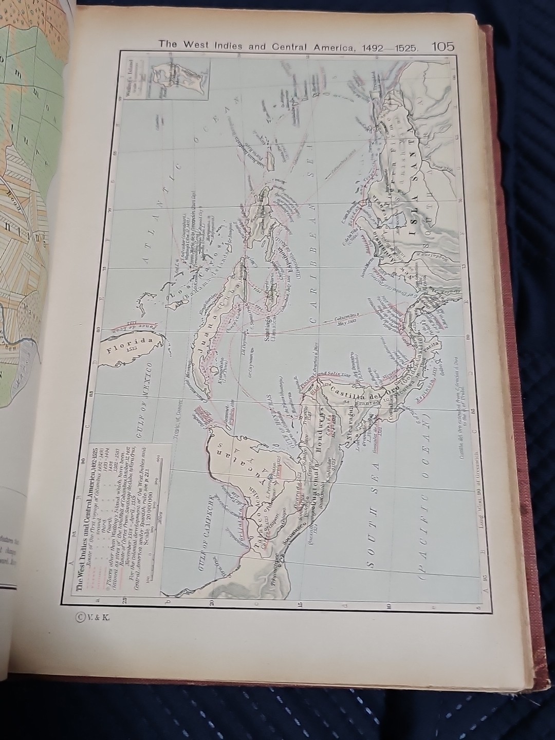 Historical Atlas by William R. Shepherd American Historic Series 5th Ed 1926 HC