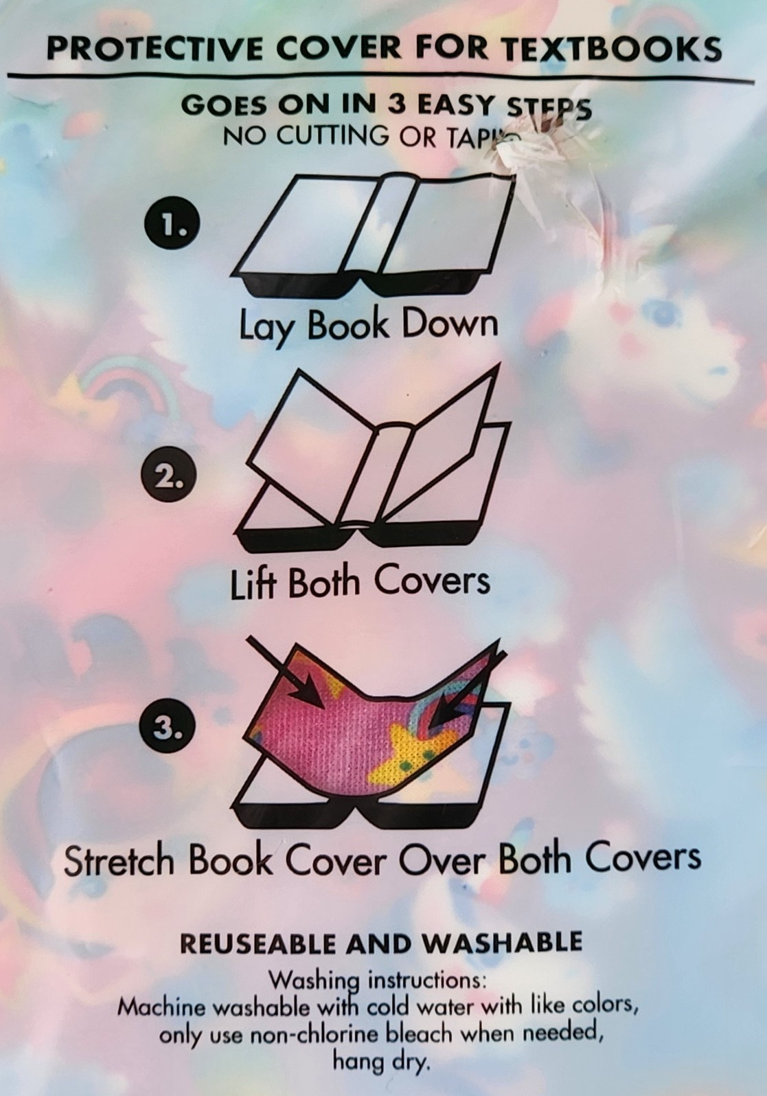 Jumbo Stretchable bookcover Protector 10.5inX11.5in Several Styles to Choose