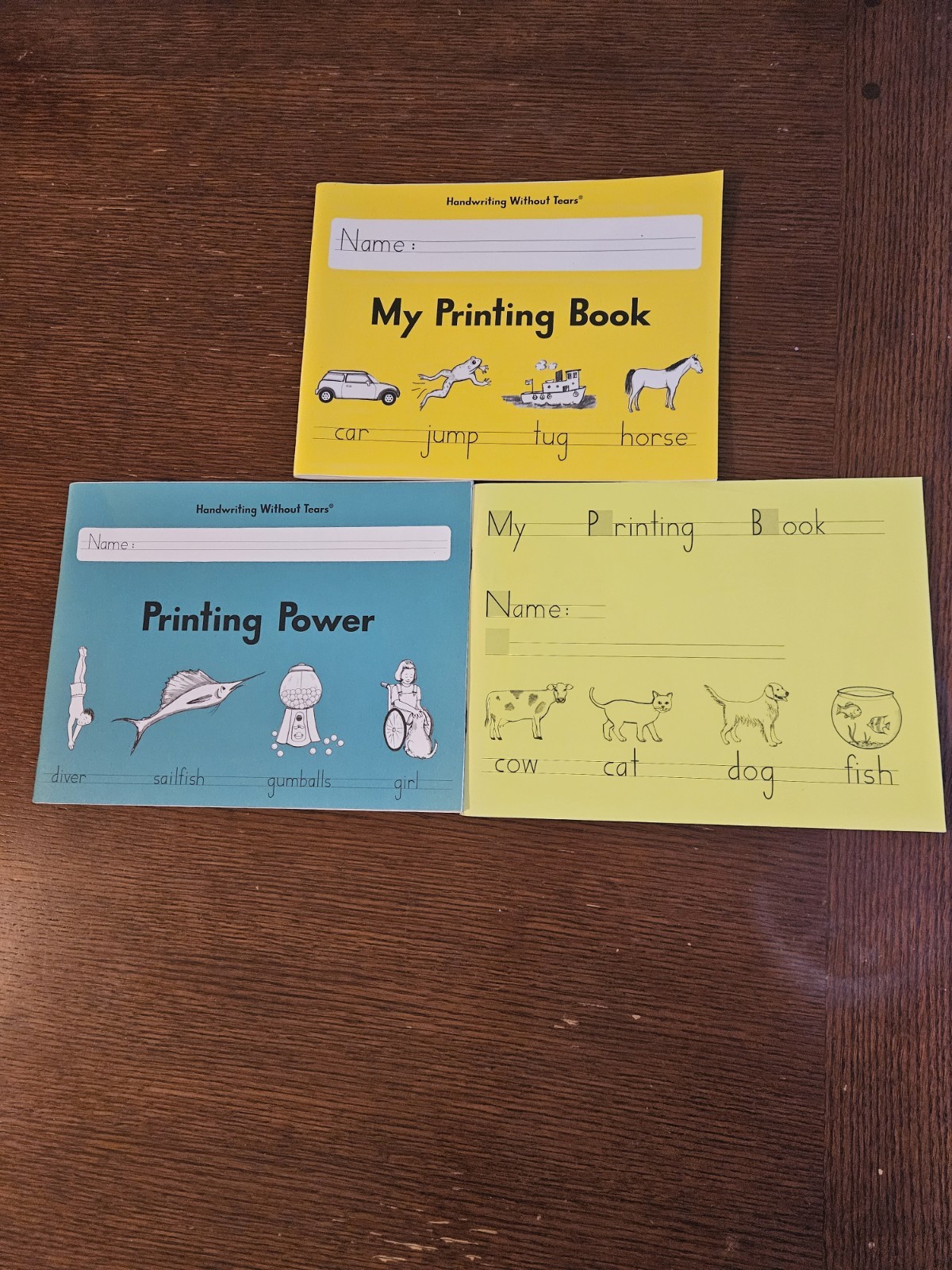 New Handwriting Without Tears Jan Olsen Set Of3 Printing Power My Printing Book
